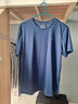 361°运动短袖男女同款夏季透气宽松棉印花t恤休闲圆领上衣 超级黑9115D 3XL 实拍图