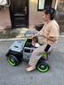 爵士酷派牧马人儿童电动车可坐大人宝宝四驱越野车男女孩遥控玩具电动汽车 至尊+灰色+皮座+发光软轮+12V14A超威电瓶 实拍图