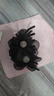 默研（MOYAN）满钻太阳花抓夹后脑勺专用气质发夹盘发神器夹子头饰发饰 黑色花朵水钻抓夹 A29-306 实拍图
