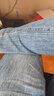 真维斯（Jeanswest）王一博代言牛仔裤男秋冬新款天丝舒适修身直筒高端潮牌休闲裤子男 蓝色【天丝春款】 36 码(2尺8) 【建议160-175斤】 实拍图
