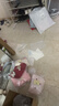 戴维贝拉（DAVE＆BELLA）全棉儿童内衣套装宝宝秋衣秋裤两件套冬季新款小童家居服女童睡衣 紫底印花【现货】 100 cm（建议身高90-100cm） 实拍图