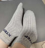 特步秋冬季儿童袜子7A抗菌纯棉防臭无骨男童袜抗起球透气中大童中筒袜 混色【无骨抗起球】5双 M【33-37码】 实拍图