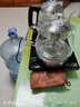 开品 全自动底部上水感应续水电热水壶 家用办公茶具套装烧水消毒茶台 可嵌入式玻璃烧水壶茶桌一体 1L 晶耀黑 20X37CM 蒸茶烧水 桶水款 实拍图