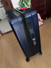 汉客行李箱男拉杆箱女大容量双层拉链密码旅行箱29英寸蓝 102升巨能装 实拍图
