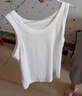 彼爱诗两件装:冰丝吊带背心女夏薄款修身百搭外穿内搭无袖打底衫 白色 白色-924 (两件装) 4XL 135-150斤 实拍图
