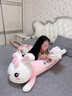 伊美娃娃兔子抱枕玩偶陪睡毛绒玩具布娃娃侧睡大号夹腿长条抱枕睡觉女生 开心每一天90cm 送女孩女友道歉礼物送女生男生 实拍图