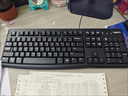 罗技（Logitech）MK121P(MK120)有线键鼠套装 鼠标键盘套装108键全尺寸 商用办公电脑  黑色 实拍图