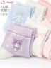 Hello Kitty儿童袜子秋季女童抗菌防臭袜库洛米小女孩宝宝短袜 KU241003 18cm 实拍图