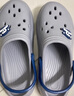大嘴猴大嘴猴洞洞鞋男凉拖鞋情侣户外穿休闲百搭沙滩凉鞋女6084灰42-43 实拍图