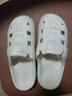 新款夏季包头玛丽珍镂空洞洞女外穿平底凉拖防滑沙滩鞋豆豆鞋单鞋 2389白色 38 -39适合37-38 实拍图