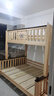 莱客轩（LAIKEXUAN）儿童上下床双层实木高低子母床可分体拼接床梯柜款上铺120下铺150 实拍图