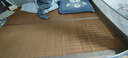 富安娜头层竹青 凉席竹席冰丝席 单件席子咖1.2x2米【可折叠 双面可用】 实拍图