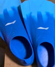 李宁（LI-NING）游泳脚蹼专业训练儿童舒适耐用潜水蛙鞋自由泳速学装备5931 蓝S码 实拍图