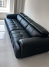 顾家家居政府补贴意式真皮沙发头层牛皮客厅简约轻奢大户型2025新款1523 【曜夜黑】2.8m丨肉感饱满丨可调靠头丨头层牛皮 宽大坐深丨贴合撑腰丨便捷收纳丨久坐不塌 实拍图