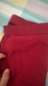 海澜之家（HLA）男士内裤男纯棉10A抗菌四季通用男生平角短裤头冰丝莫代尔内裤衩 升级款-大红/大红/大红 3条 2XL /180(体重150-170斤) 实拍图
