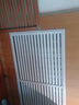 正圣2个起拍】暖气罩遮挡板定做格栅装饰网铁艺百叶老式暖气片防尘罩 【白色】洞口尺寸：60 X 90cm 实拍图