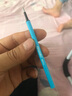 晨光（M&G）文具0.5mm晶蓝色热可擦中性笔芯 萌宠小物按动子弹头签字笔替芯 20支/盒7712B2 实拍图