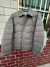 海澜之家（HLA）羽绒服男款轻商务时尚翻领外套男冬季 中灰53 S 165/84A 推荐114~124斤 实拍图