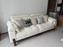 狄普奶油中古风实木云朵布艺枫颂沙发政府补贴客厅雪尼尔可拆洗布沙发 2.4m：旗舰版5星坐感 保用20年 流星棉麻｜S级高克重零胶净醛 实拍图