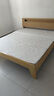图柔【顺丰闪发】床实木床现代简约双人床主卧大床单人床出租床 单床+5CM床垫 1.5*2米 框架结构 实拍图
