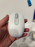 罗技（Logitech）M196 无线蓝牙鼠标 办公鼠标 笔记本商务办公家用 小巧便携 对称手型 珍珠白 实拍图