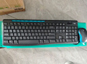 罗技（Logitech）MK275 键鼠套装 无线键鼠套装 办公键鼠套装 全尺寸 商务键鼠套装 带无线2.4G接收器 黑蓝色 实拍图