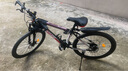 EG7山地自行车成人学生变速越野单车双减震赛车26寸青少年男女 辐条【升级减震 超强承重】黑红 26寸21速【适合：160-180CM】 实拍图