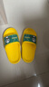 LA CHAPELLE HOMME男女儿童室内居家防滑洗澡软底可爱卡通凉拖鞋 黄色 32-33 实拍图