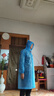 长款雨衣防暴雨全身男女雨服成人便携雨披防雨轻便 蓝色款两件装 实拍图