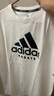 阿迪达斯男装夏季透气舒适休闲运动宽松半袖上衣短袖ADICTK-WB 3XL  白黑  实拍图