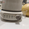 美的（Midea）电煮锅 电蒸锅 电炒锅 电热锅 2.6L分体式 小型1-2人学生宿舍多功能锅泡面锅 XZC2088S 配蒸笼 实拍图