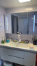 浴美优品实木浴室柜陶瓷一体盆卫生间洗手洗脸盆柜组合洗漱台镜柜奶油风 L16吊柜110cm智能镜柜+陶瓷盆 实拍图