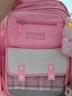 靓宝宝2025新款女孩双肩包三到六减负护脊背包一年级书包小学生儿童超轻 大号粉色(适合3-6年级) 小学 实拍图