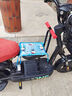 宝钺电动车自行车儿童座椅子前置婴儿宝宝小孩电瓶车脚踏车前安全座椅 309直把哈雷单座+扶手 实拍图