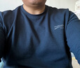 罗蒙含桑蚕丝7A抗菌短袖T恤男士夏季冰丝凉感商务休闲POLO衫工装上衣 实拍图