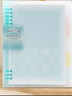 国誉(KOKUYO)淡彩曲奇·柔光·A5活页本大容量笔记本子记事本附5色分隔页 40张 粉色 WSG-RUYP62P 实拍图