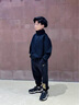 NIKE 耐克男童裤子春季2026新款儿童运动裤纯棉100校园女童青少年长裤 正黑色【100%纯棉】 【不加绒款】 160 /L 【建议身高152-158cm】 实拍图