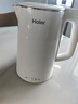 海尔（Haier）电热水壶家用小型烧水壶304不锈钢双层防烫1.7升大容量HSK-K617WJ 实拍图