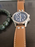 汉米尔顿（Hamilton）手表男士机械表瑞表 卡其航空超越风速双历45蓝盘皮带手表男款 实拍图