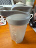 贝瑟斯摇摇杯运动健身水杯蛋白粉搅拌杯奶昔杯子代餐杯瑶瑶杯680ML白色 实拍图