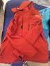 吉普（JEEP）冲锋衣女新款三合一可拆卸户外防风防水超好看登山服冲锋衣裤外套 男女同款-朱雀红【三合一可拆卸 L（100-120斤） 实拍图