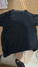 艾伦伯顿（Alen Botun） 运动短袖t恤男夏季吸汗衣宽松跑步女速干衣服健身服凉感冰丝上衣 黑色【冰丝 透气】 2XL (185-190CM) 实拍图
