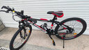 金武端自行车成人山地车公路赛车单车骑行变速超轻越野中学生初中青少年 尊享版-辐条轮-黑红色【铝架】 26寸21速 实拍图