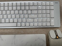 洛斐小顺FLOW2矮轴机械键盘无线蓝牙笔记本办公静音铝坨坨键盘 小顺2银色-100键（云驰轴-线性） 实拍图