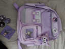 京悠雨日本儿童书包男女生小学生一六年级超轻便软减负大容量防水拉链款 小号紫色(适合1-2年级) 实拍图