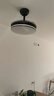 雷士照明（NVC）LED风扇灯家用黑色餐厅吊扇满天星六档风速RA95带遥控24W包安装 实拍图
