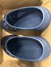 迪卡侬（DECATHLON）游泳男士凉鞋沙滩洞洞鞋外穿快干NABD2027998深蓝色网格款40码 实拍图