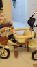 凤凰儿童三轮车遛娃神器1-3-6岁2大号婴儿手推车宝宝脚踏车自行车 大眼猫车棚-小推手 钛空轮 实拍图