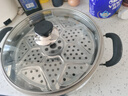 美厨（maxcook）玻璃盖汤锅盖 304不锈钢包边煎锅盖蒸锅盖24cm MCPJ9616 实拍图