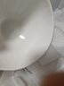 斯凯绨（Sky Top）陶瓷面碗汤碗纯白浮雕骨瓷沙拉碗家用餐具6英寸4件套装水晶系列 实拍图